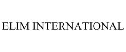 ELIM INTERNATIONAL trademark