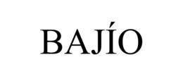 BAJÍO trademark
