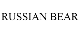 RUSSIAN BEAR trademark