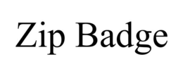 ZIP BADGE trademark