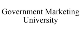 GOVERNMENT MARKETING UNIVERSITY trademark