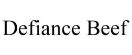 DEFIANCE BEEF trademark