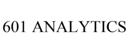 601 ANALYTICS trademark