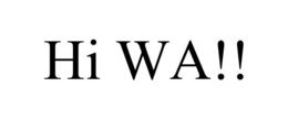HI WA!! trademark