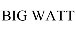 BIG WATT trademark