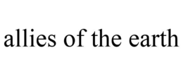 ALLIES OF THE EARTH trademark