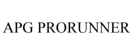 APG PRORUNNER trademark