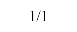 1/1 trademark