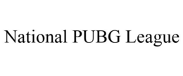 NATIONAL PUBG LEAGUE trademark