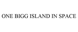 ONE BIGG ISLAND IN SPACE trademark
