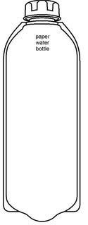 PAPER WATER BOTTLE trademark