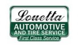 LOUETTA AUTOMOTIVE AND TIRE SERVICE FIRST CLASS SERVICE trademark