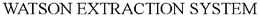 WATSON EXTRACTION SYSTEM trademark