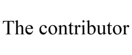 THE CONTRIBUTOR trademark