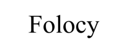 FOLOCY trademark
