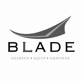 BLADE SHARPEN · EQUIP · EMPOWER trademark