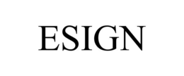 ESIGN trademark