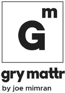 GM GRY MATTR BY JOE MIMRAN trademark