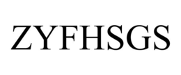 ZYFHSGS trademark