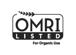 OMRI LISTED FOR ORGANIC USE trademark