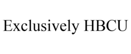 EXCLUSIVELY HBCU trademark