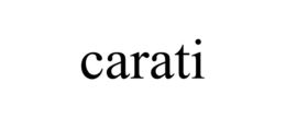 CARATI trademark