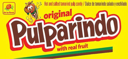 DE LA ROSA HOT AND SALTED TAMARIND PULPCANDY / DULCE DE TAMARINDO SALADO Y ENCHILADO P ORIGINAL PULPARINDO WITH REAL FRUIT trademark