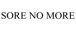 SORE NO MORE trademark