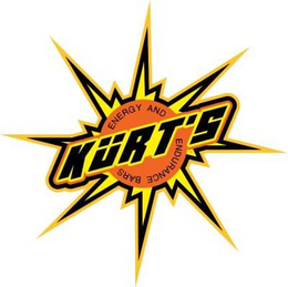 KURT'S ENERGY AND ENDURANCE BARS trademark