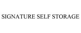 SIGNATURE SELF STORAGE trademark