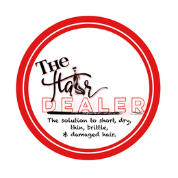 THE HAIR DEALER THE SOLUTION TO SHORT, DRY, THIN, BRITTLE, AND DAMAGED HAIR. trademark
