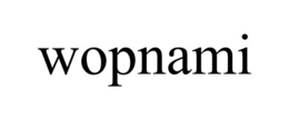 WOPNAMI trademark
