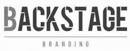 BACKSTAGE BRANDING trademark