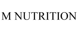 M NUTRITION trademark