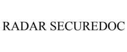 RADAR SECUREDOC trademark