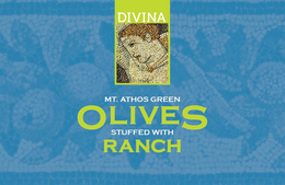 DIVINA MT. ATHOS GREEN OLIVES STUFFED WITH RANCH trademark