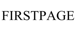 FIRSTPAGE trademark
