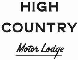 HIGH COUNTRY MOTOR LODGE trademark