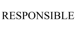 RESPONSIBLE trademark