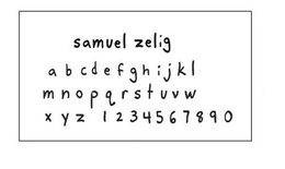 SAMUEL ZELIG A B C D E F G H I J K L M N O P Q R S T U V W X Y Z 1 2 3 4 5 6 7 8 9 0 trademark