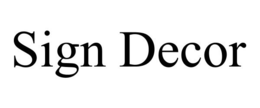 SIGN DECOR trademark