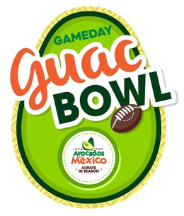 GAMEDAY GUAC BOWL AVOCADOS FROM MÉXICO · ALWAYS IN SEASON · trademark