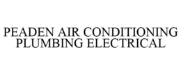 PEADEN AIR CONDITIONING PLUMBING ELECTRICAL trademark