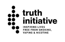 T TRUTH INITIATIVE INSPIRING LIVES FREE FROM SMOKING, VAPING & NICOTINE trademark