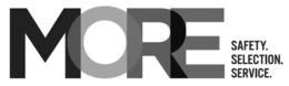 MORE SAFETY. SELECTION. SERVICE. trademark