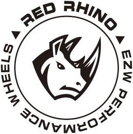 RED RHINO EZW PERFORMANCE WHEELS trademark