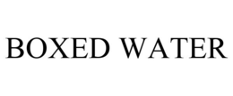 BOXED WATER trademark