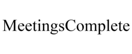 MEETINGSCOMPLETE trademark