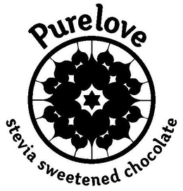 PURE LOVE STEVIA SWEETENED CHOCOLATE trademark