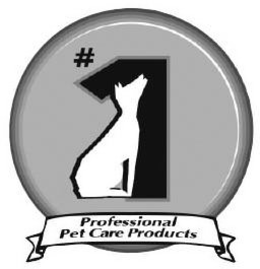 #1 PROFESSIONAL PET CARE PRODUCTS trademark